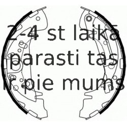 Комплект тормозных колодок FERODO FSB608