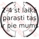 Bremžu loku kompl., Stāvbremze TRW GS8219