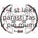 Bremžu loku kompl., Stāvbremze TRW GS8218