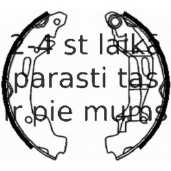 Комплект тормозных колодок FERODO FSB632