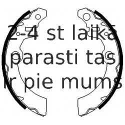 Комплект тормозных колодок FERODO FSB643