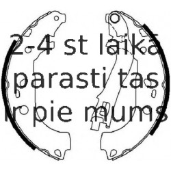 Комплект тормозных колодок FERODO FSB676