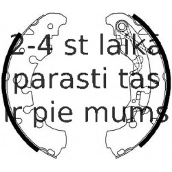 Комплект тормозных колодок FERODO FSB681