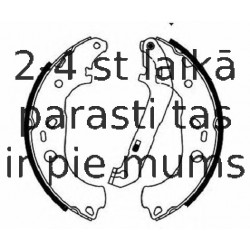 Комплект тормозных колодок FERODO FSB687