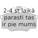 Bremžu uzliku kompl., Disku bremzes FERODO FDB175
