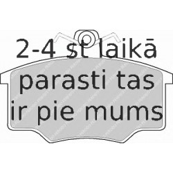Bremžu uzliku kompl., Disku bremzes FERODO FDB175