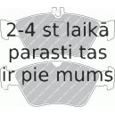 Комплект тормозных колодок, дисковый тормоз FERODO FDB1049