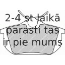 Комплект тормозных колодок, дисковый тормоз FERODO FDB1095