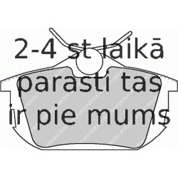 Комплект тормозных колодок, дисковый тормоз FERODO FDB1095
