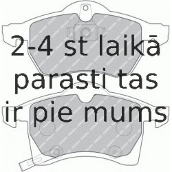 Bremžu uzliku kompl., Disku bremzes FERODO FDB1295