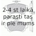 Bremžu uzliku kompl., Disku bremzes FERODO FDB1384