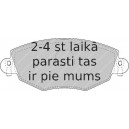 Bremžu uzliku kompl., Disku bremzes FERODO FDB1425