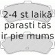 Bremžu uzliku kompl., Disku bremzes FERODO FDB1454