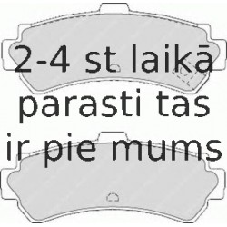 Bremžu uzliku kompl., Disku bremzes FERODO FDB1454