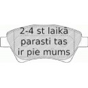 Bremžu uzliku kompl., Disku bremzes FERODO FDB1544