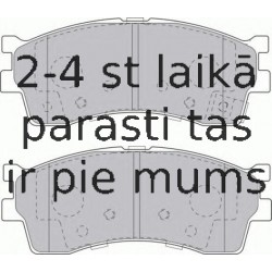 Bremžu uzliku kompl., Disku bremzes FERODO FDB1602