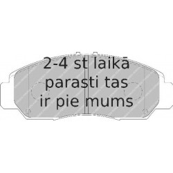 Bremžu uzliku kompl., Disku bremzes FERODO FDB1669