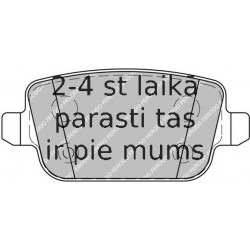 Bremžu uzliku kompl., Disku bremzes FERODO FDB1917