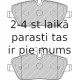 Bremžu uzliku kompl., Disku bremzes FERODO FDB1974