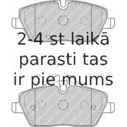 Bremžu uzliku kompl., Disku bremzes FERODO FDB1974