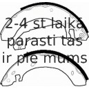 Комплект тормозных колодок FERODO FSB296