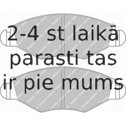 Bremžu uzliku kompl., Disku bremzes FERODO FDB1378