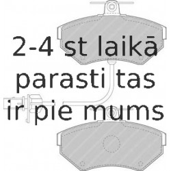 Bremžu uzliku kompl., Disku bremzes FERODO FDB1451