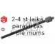 Aksiālais šarnīrs, Stūres šķērsstiepnis FEBI BILSTEIN 27095