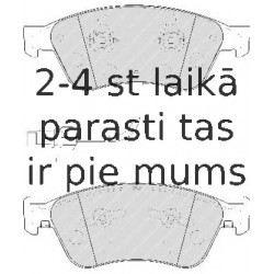 Bremžu uzliku kompl., Disku bremzes FERODO FDB1832