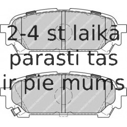 Bremžu uzliku kompl., Disku bremzes FERODO FDB1861