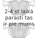 Bremžu uzliku kompl., Disku bremzes FERODO FDB4067