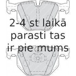 Bremžu uzliku kompl., Disku bremzes FERODO FDB4067