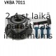 Комплект подшипника ступицы колеса SKF VKBA 7011