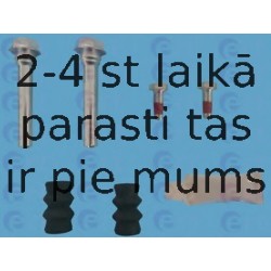 Virzītājčaulu komplekts, Bremžu suports ERT 410090