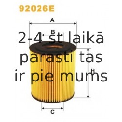 Eļļas filtrs WIX FILTERS 92026E
