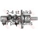 Galvenais bremžu cilindrs TRW PMK314