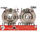 Bremžu diski TRW DF4698