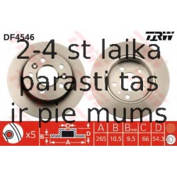 Bremžu diski TRW DF4546