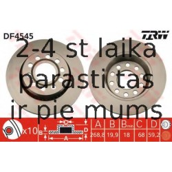 Bremžu diski TRW DF4545
