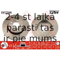 Bremžu diski TRW DF2766