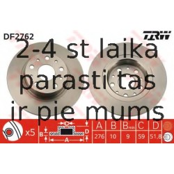 Bremžu diski TRW DF2762