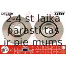 Bremžu diski TRW DF2759