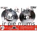 Bremžu diski TRW DF2757