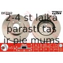 Bremžu diski TRW DF2742
