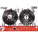 Bremžu diski TRW DF2704