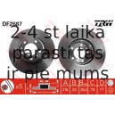Bremžu diski TRW DF2687