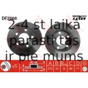 Bremžu diski TRW DF2666