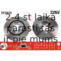 Bremžu diski TRW DF2619