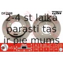 Bremžu diski TRW DF2588