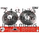 Bremžu diski TRW DF2581